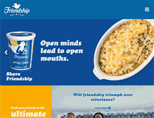 Tablet Screenshot of friendshipdairies.com